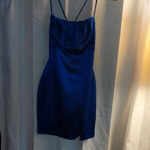 Blue Q Midnight Blue Mini Dress